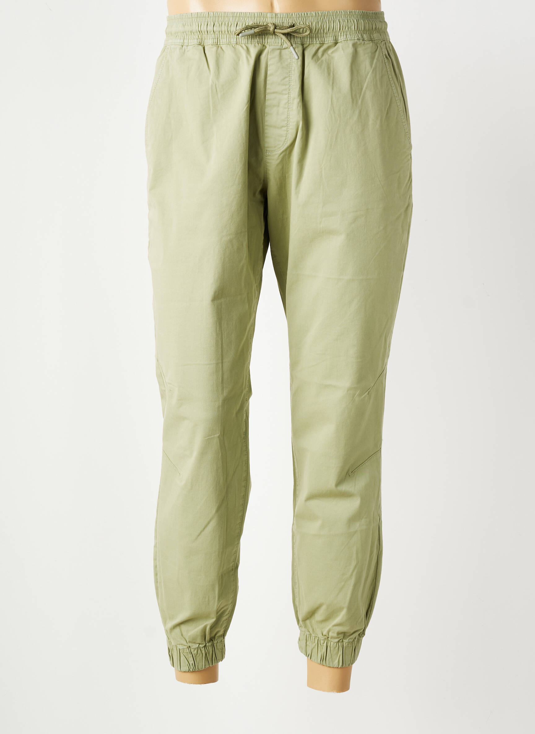 Pantalon 7/8 tissage popeline taille normale vert U.S. POLO ASSN homme