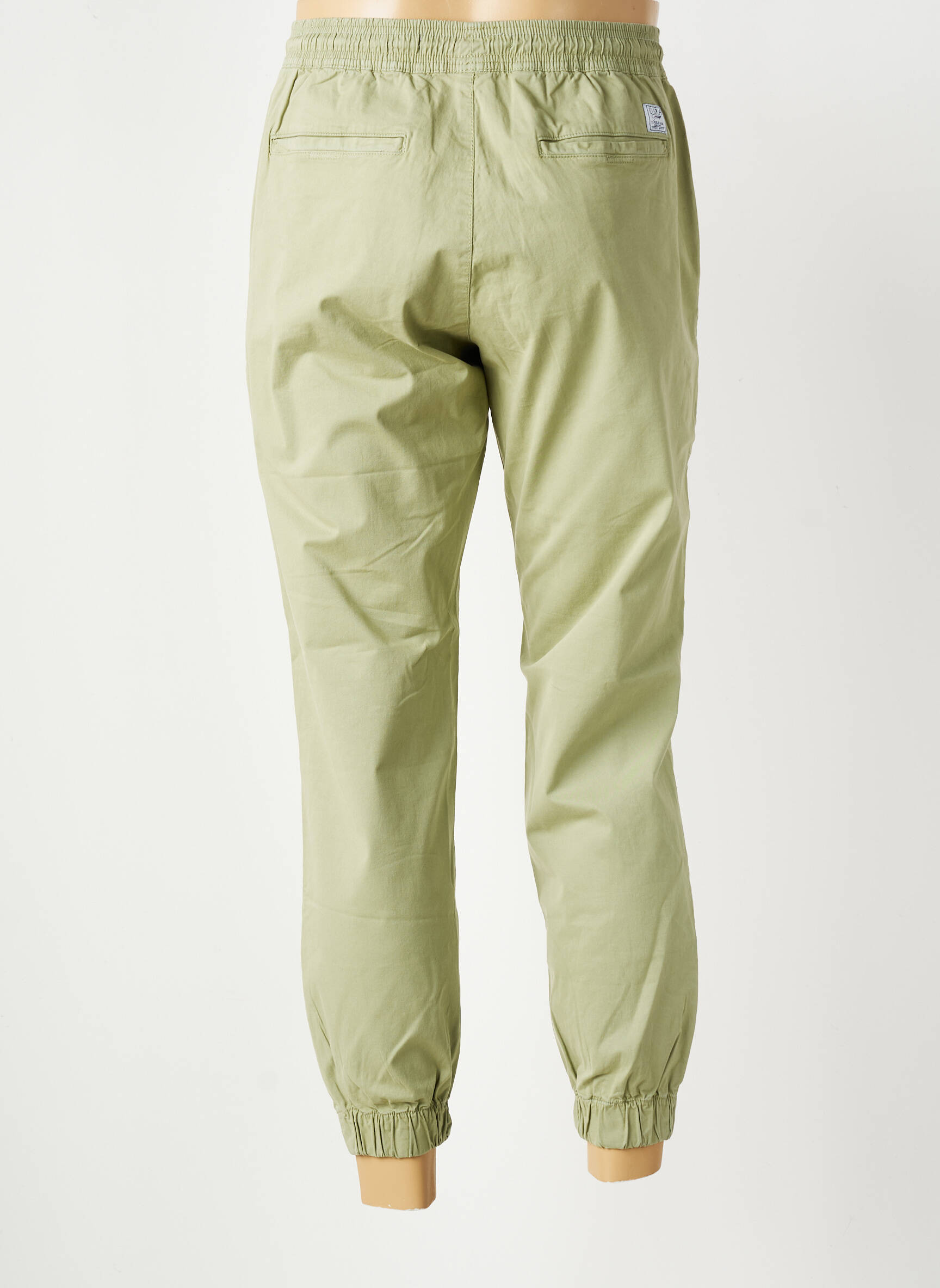 Pantalon 7/8 tissage popeline taille normale vert U.S. POLO ASSN homme