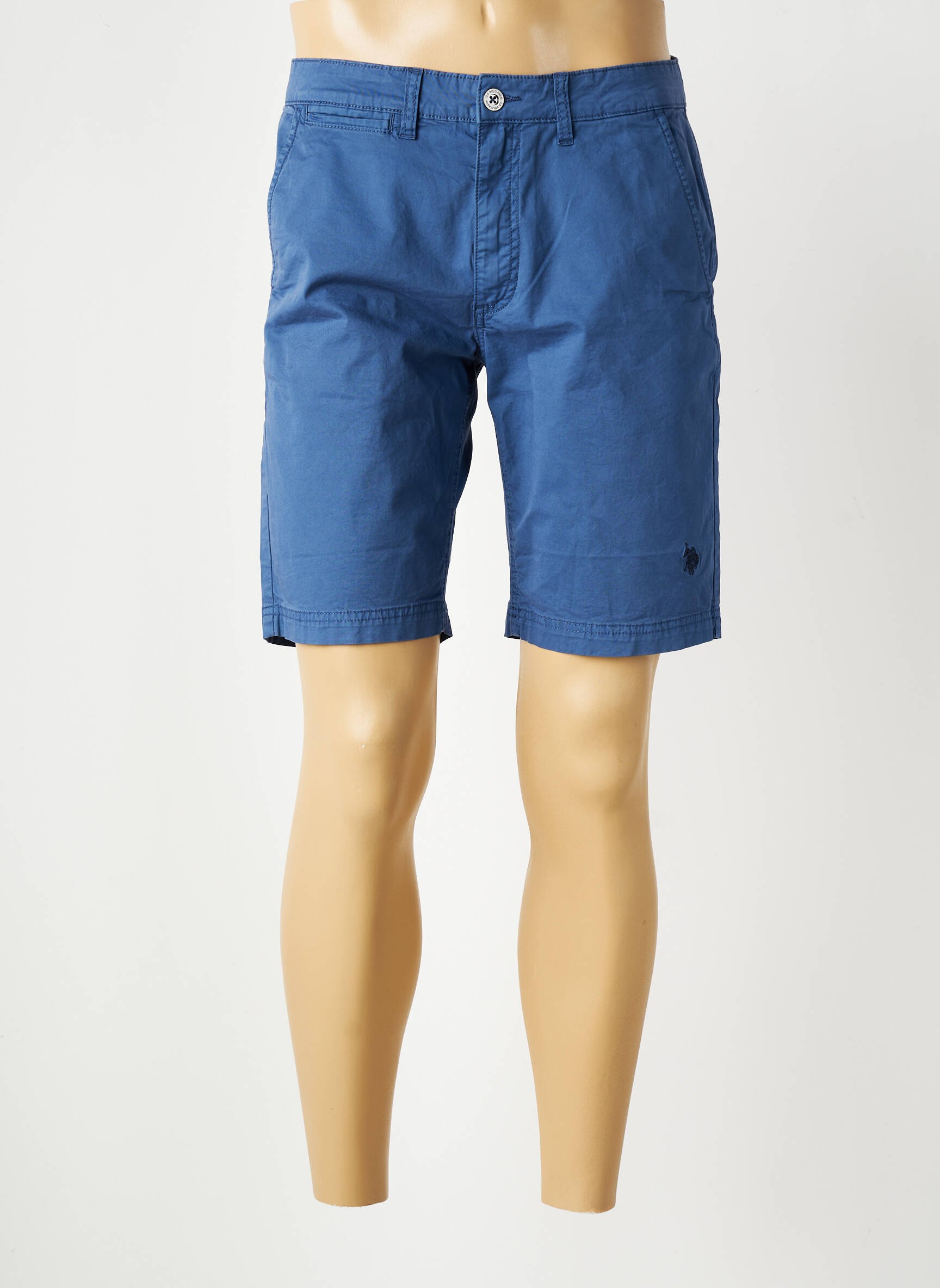 Bermuda stretch taille normale bleu U.S. POLO ASSN homme