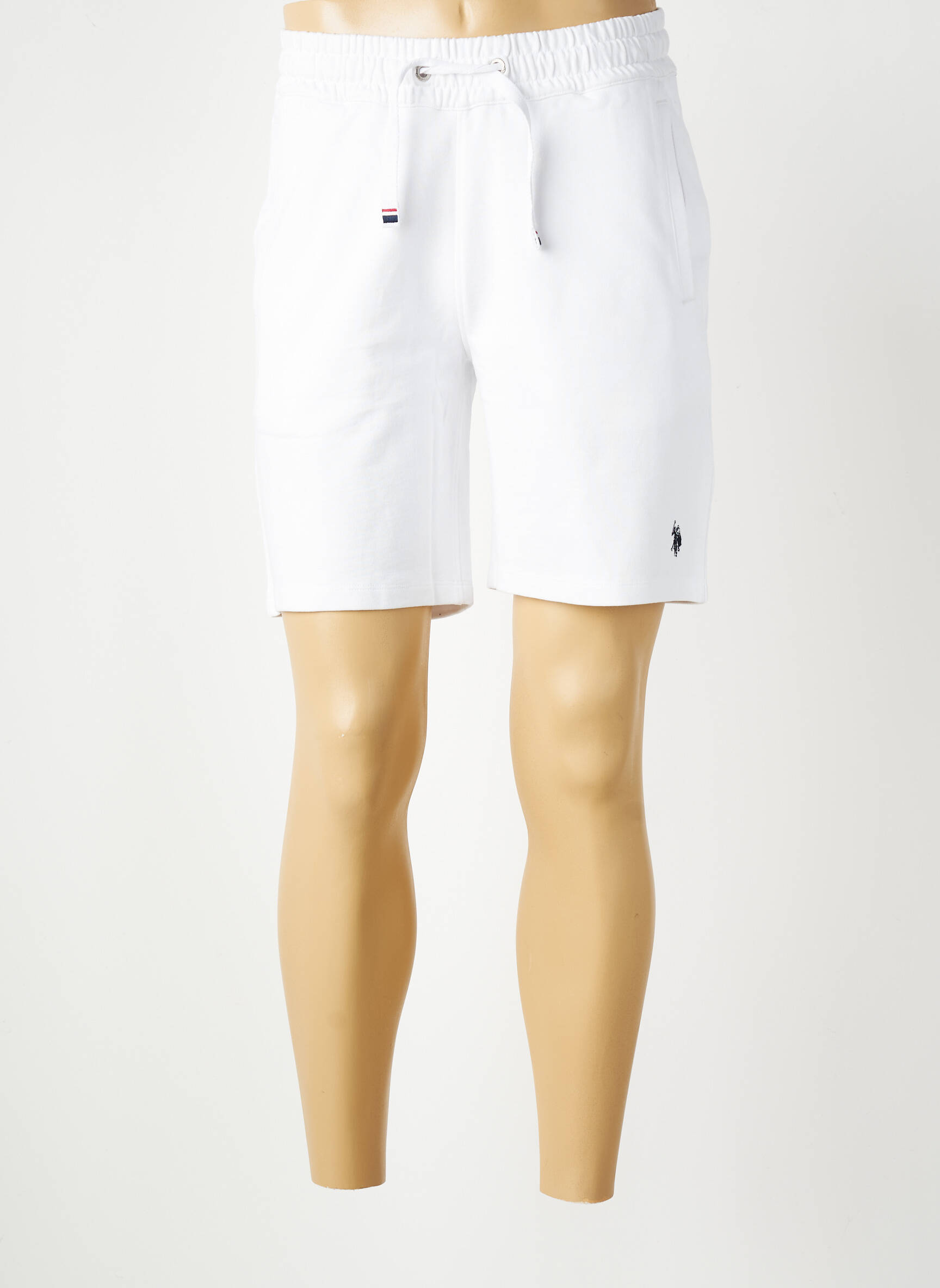 Bermuda taille élastique taille normale blanc U.S. POLO ASSN homme