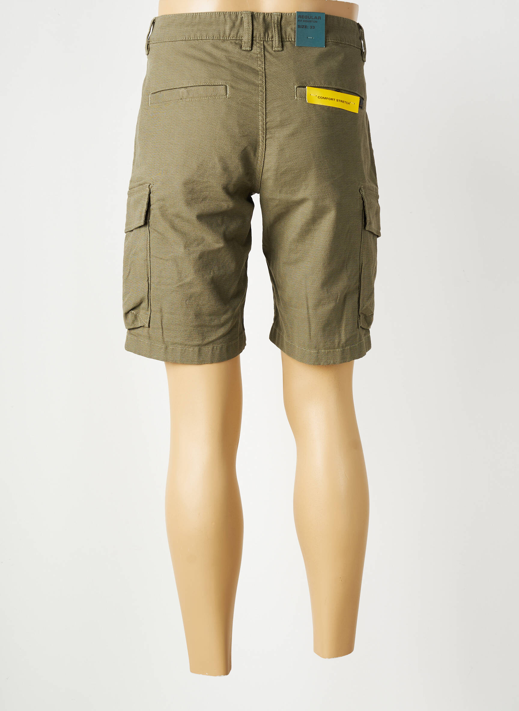 Bermuda stretch taille normale vert CAMEL ACTIVE homme