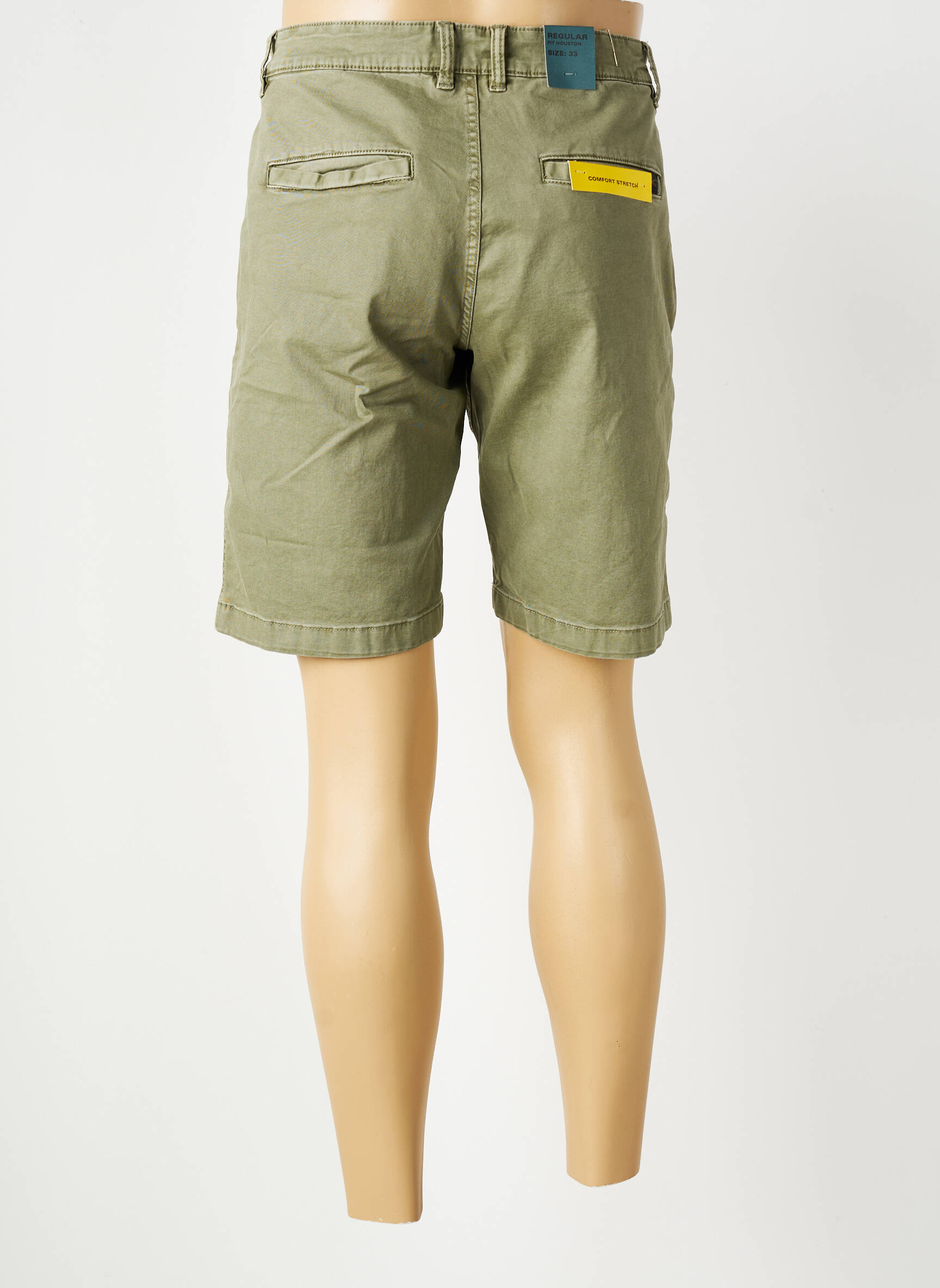 Bermuda stretch taille normale vert CAMEL ACTIVE homme