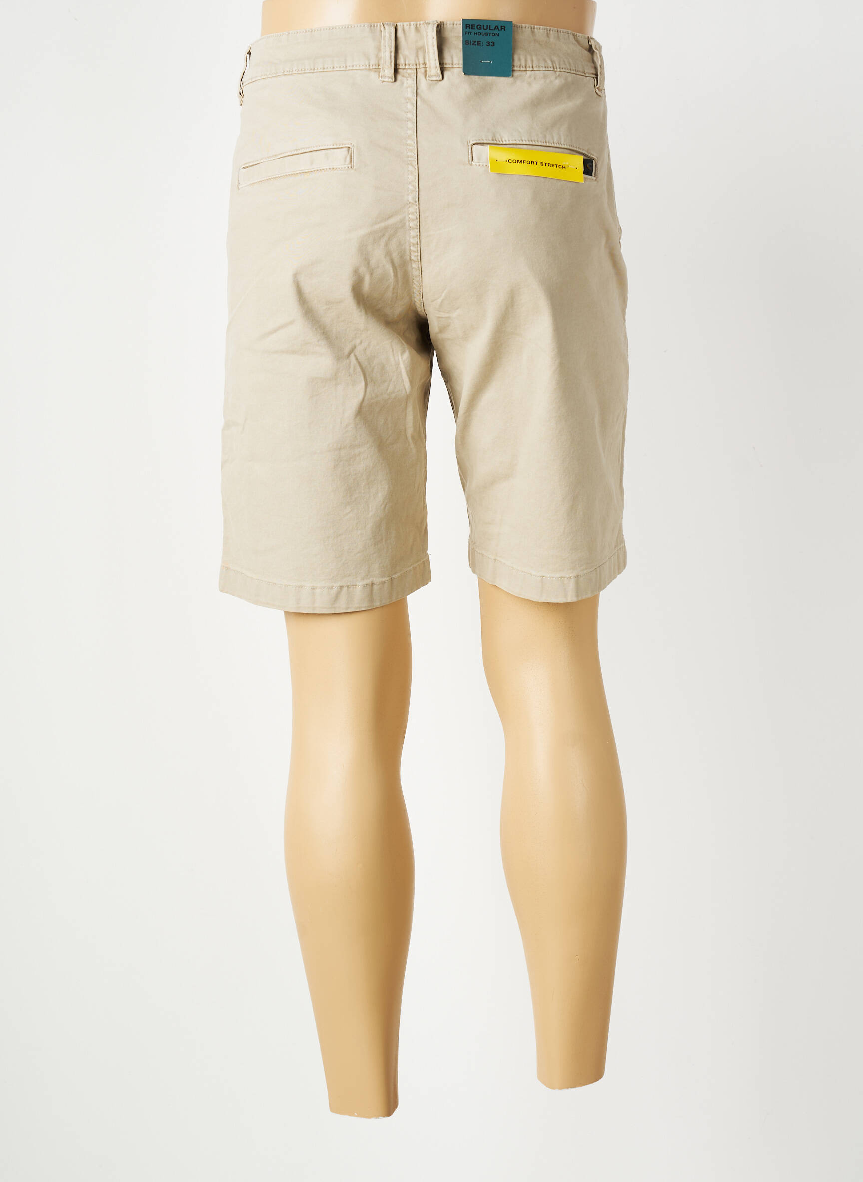 Bermuda stretch taille normale beige CAMEL ACTIVE homme