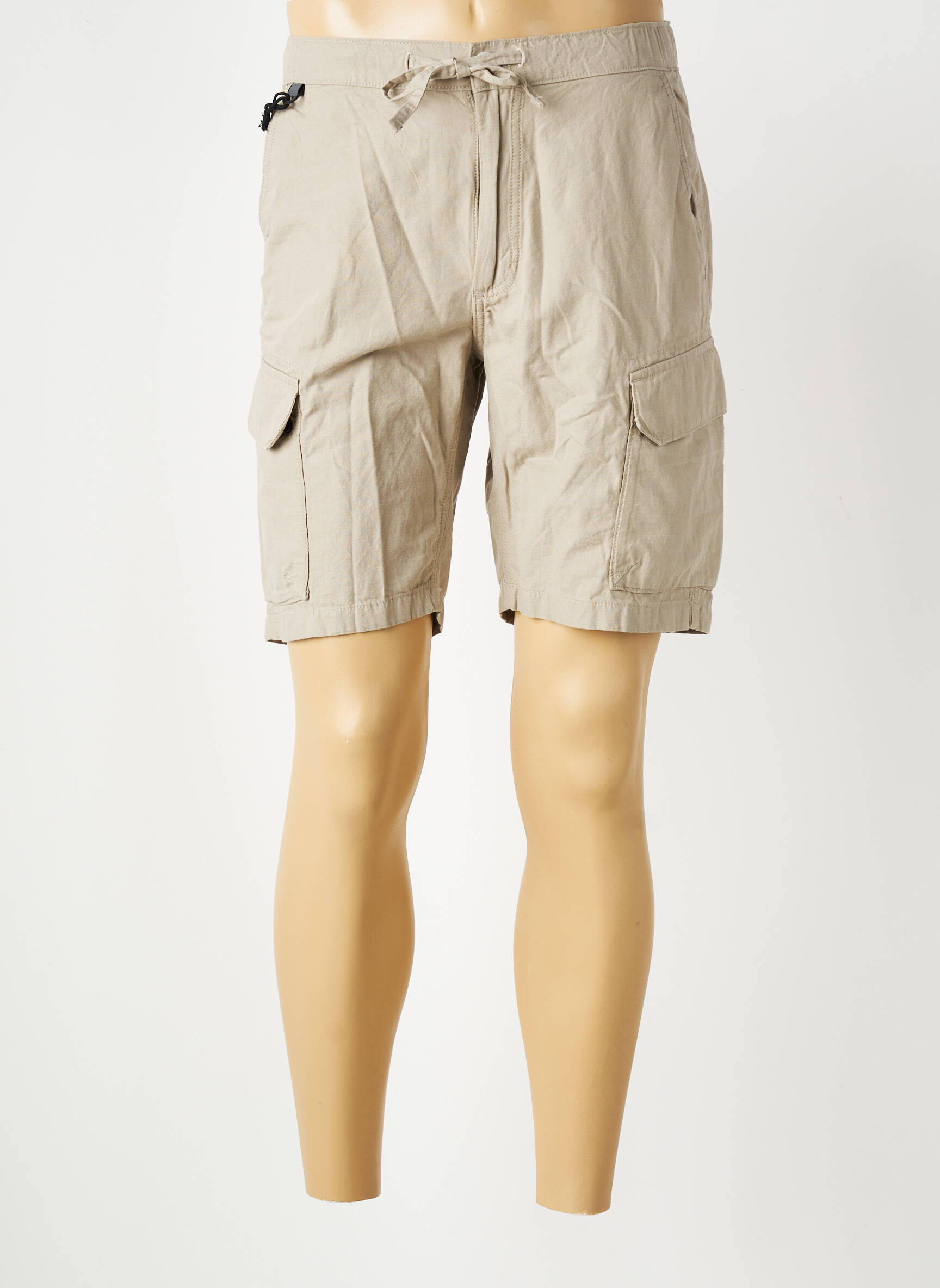 Bermuda coupe droite taille normale beige CAMEL ACTIVE homme