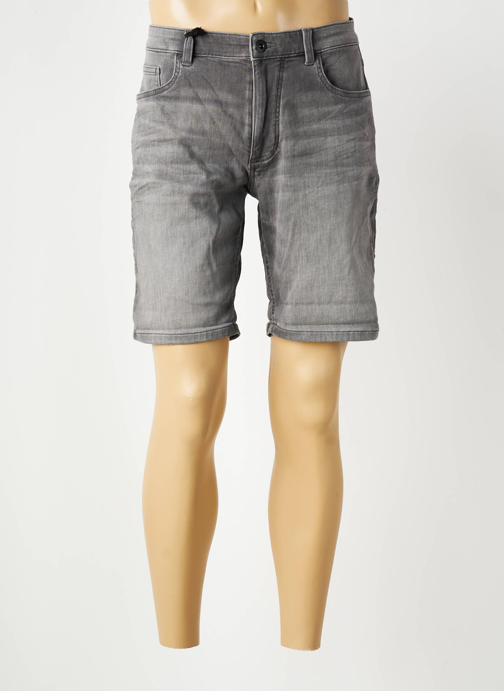 Bermuda tissage denim taille normale gris CAMEL ACTIVE homme