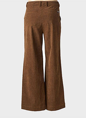 Pantalon large fermeture zippée sous rabat boutonné taille normale marron U.S. POLO ASSN femme