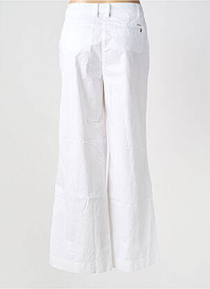 Pantalon large tissage popeline taille normale blanc U.S. POLO ASSN femme
