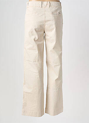 Pantalon droit tissage popeline taille normale beige U.S. POLO ASSN femme