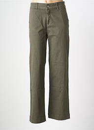 Pantalon large tissage popeline taille normale vert U.S. POLO ASSN femme