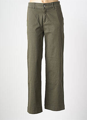 Pantalon large tissage popeline taille normale vert U.S. POLO ASSN femme