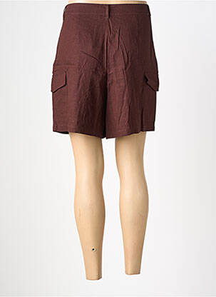 Short taille à pinces taille haute rouge U.S. POLO ASSN femme