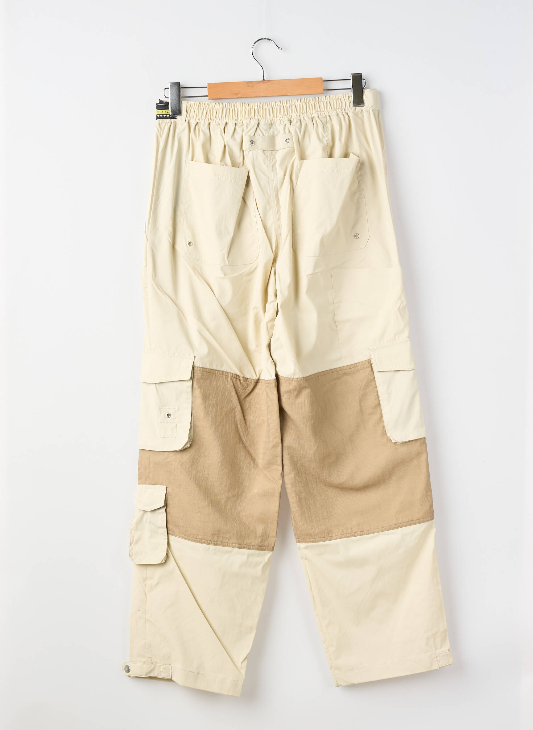 Pantalon cargo taille élastique taille normale beige AVIREX homme