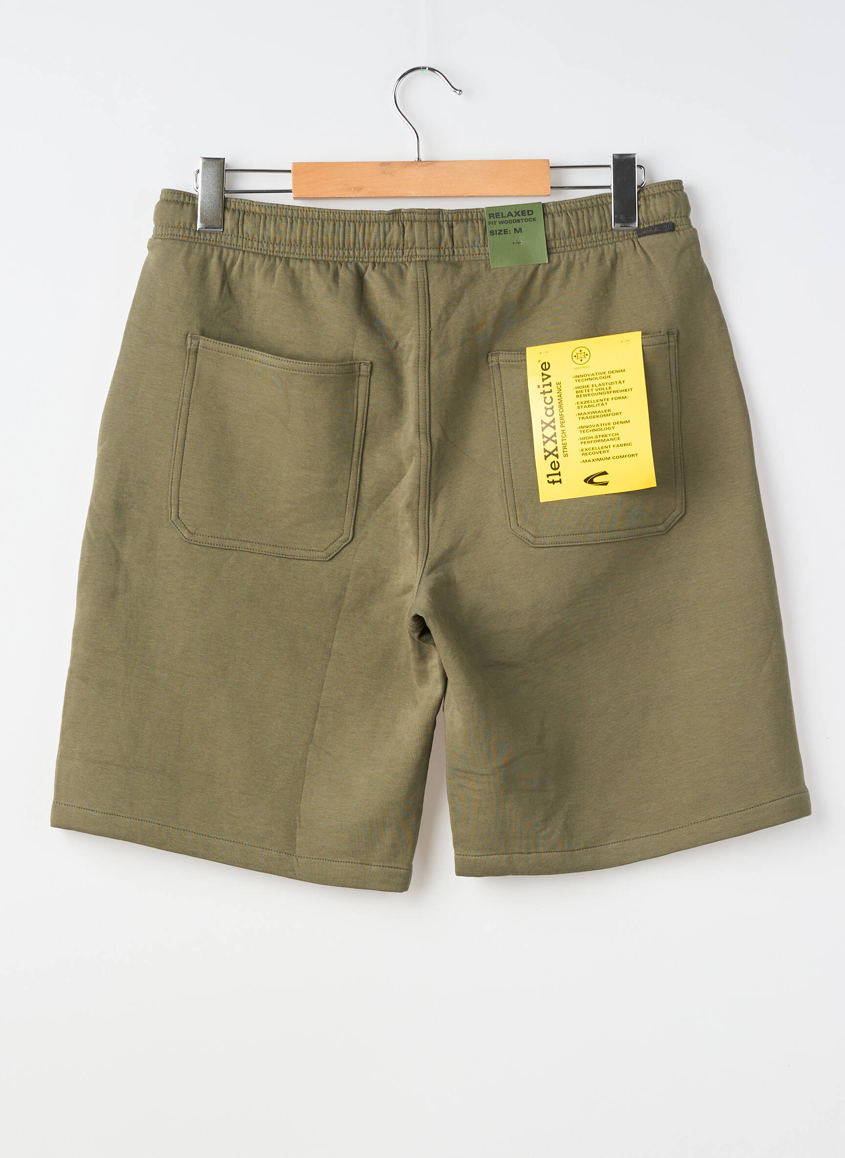 Short fermeture liens à nouer taille normale vert CAMEL ACTIVE homme