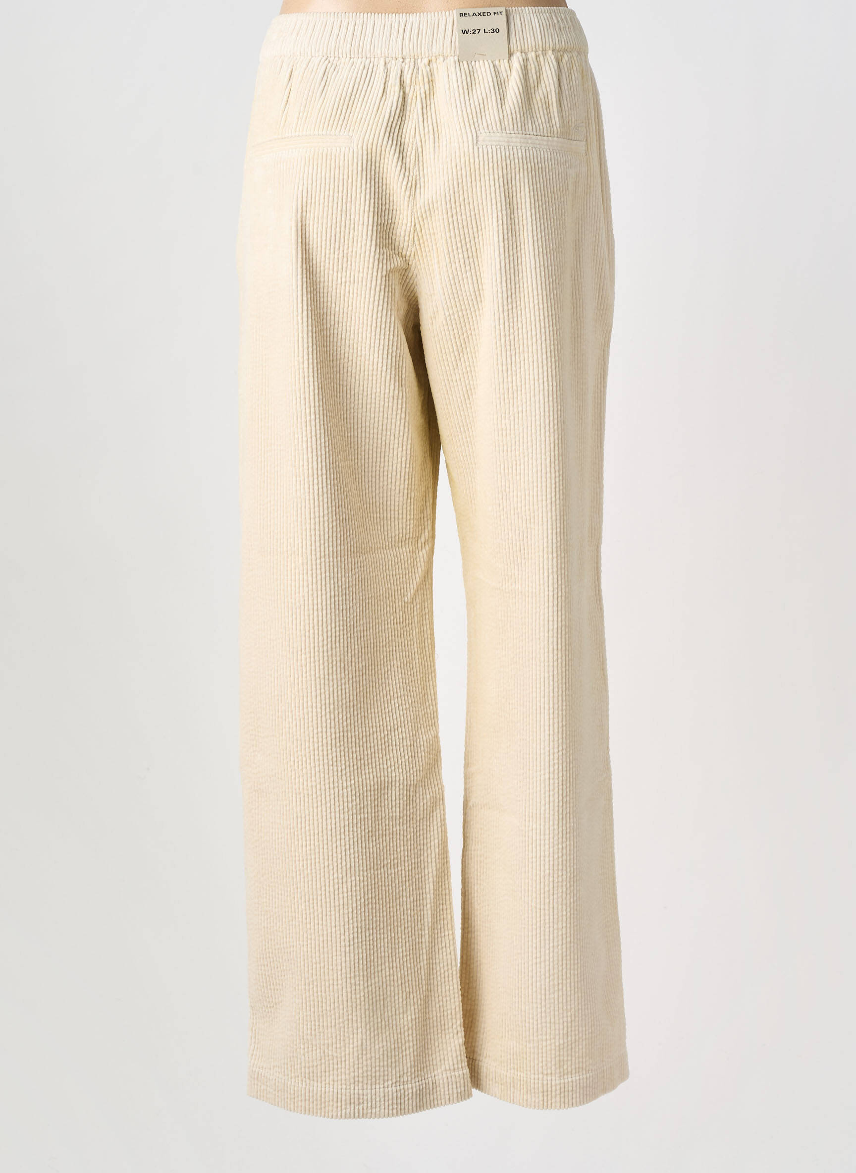 Pantalon large poches taille normale beige CAMEL ACTIVE femme