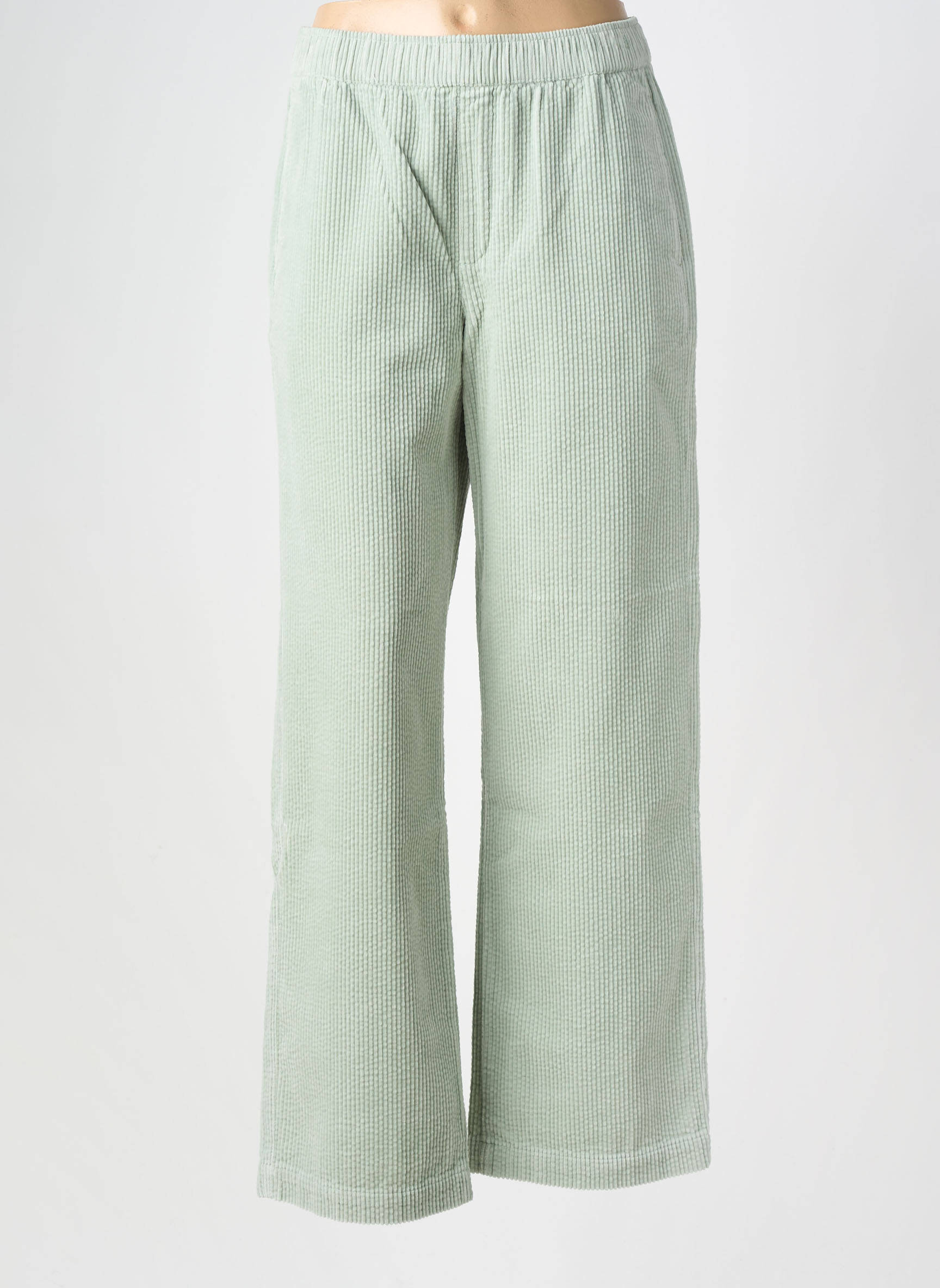 Pantalon large poches taille normale vert CAMEL ACTIVE femme