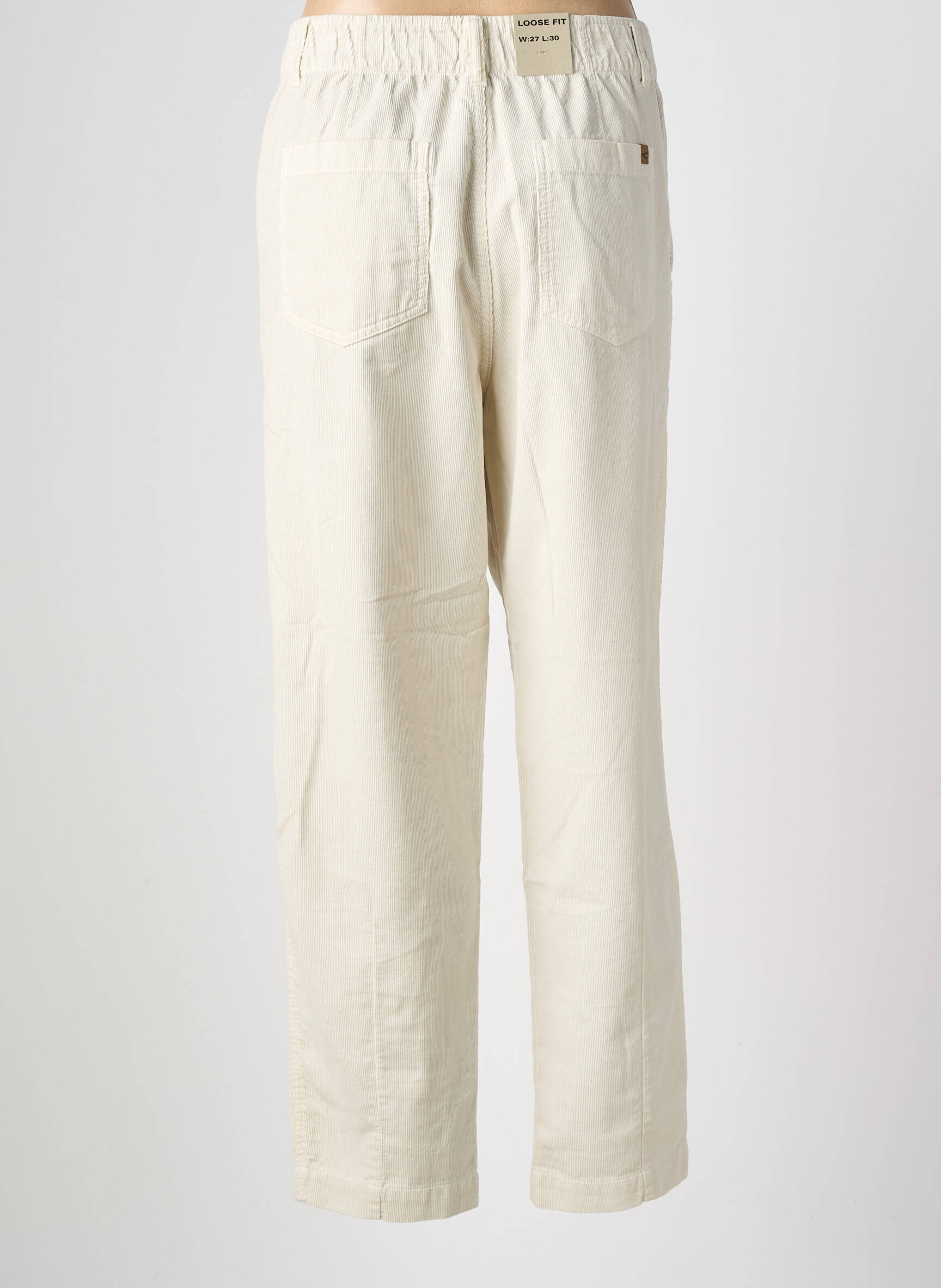 Pantalon droit stretch beige CAMEL ACTIVE femme