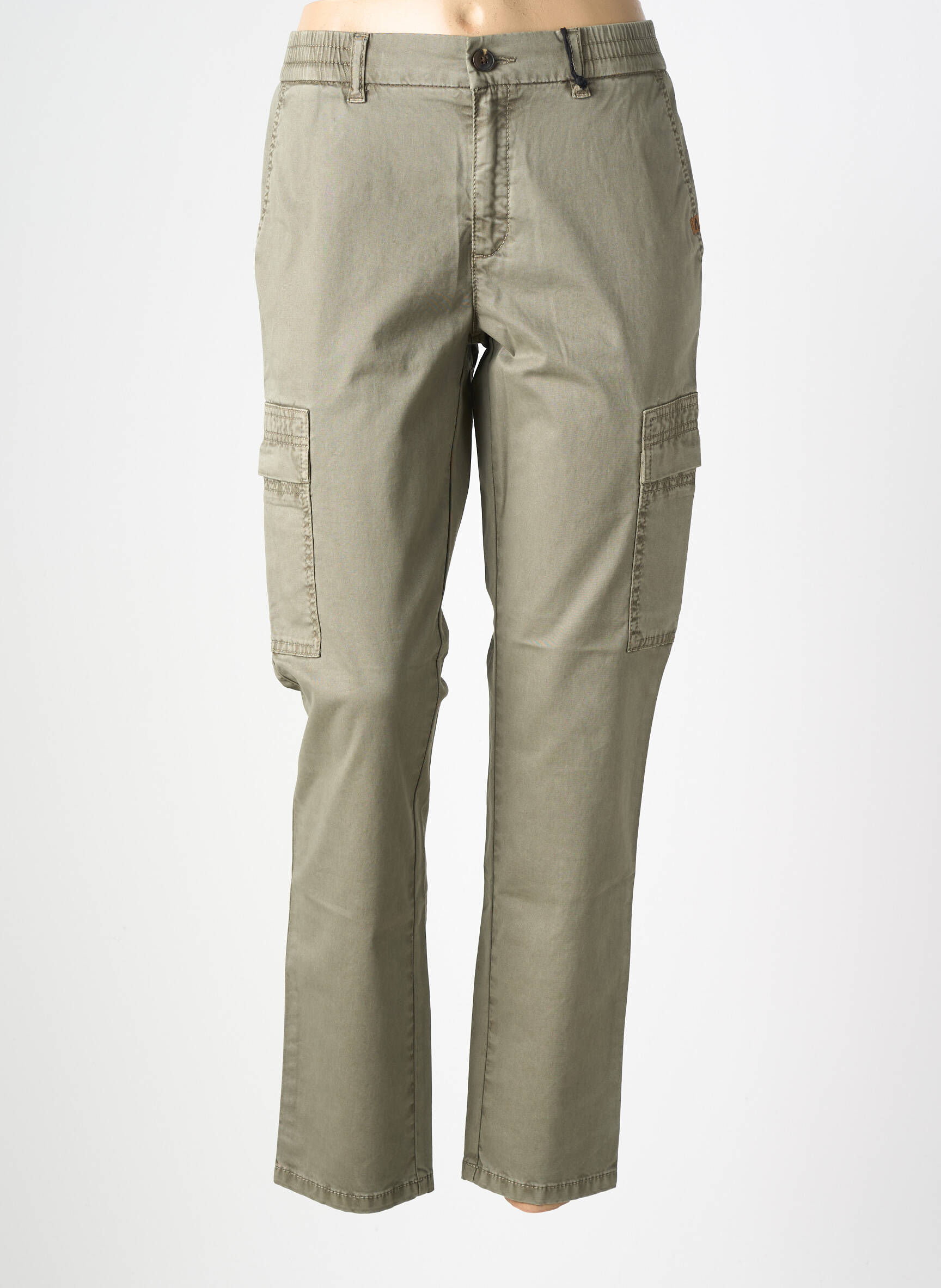 Pantalon cargo slim taille normale vert CAMEL ACTIVE femme