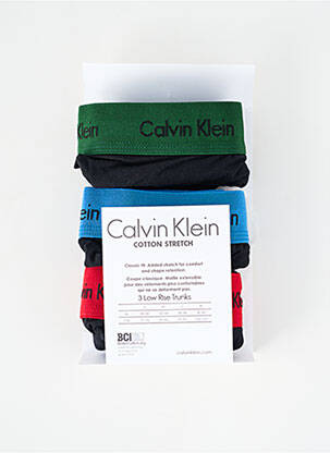 Boxer stretch noir CALVIN KLEIN homme