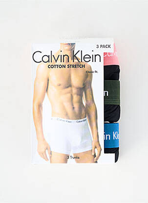 Boxer stretch noir CALVIN KLEIN homme