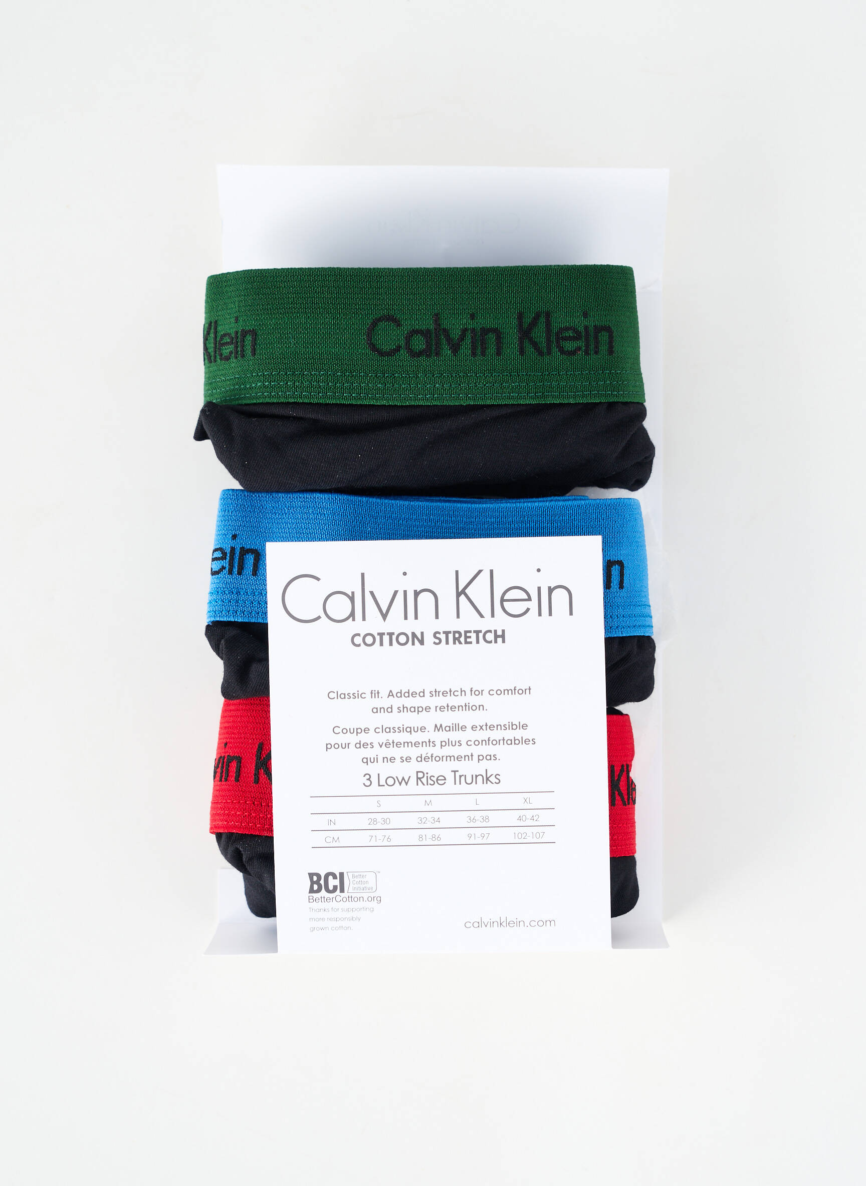 Boxer stretch noir CALVIN KLEIN homme