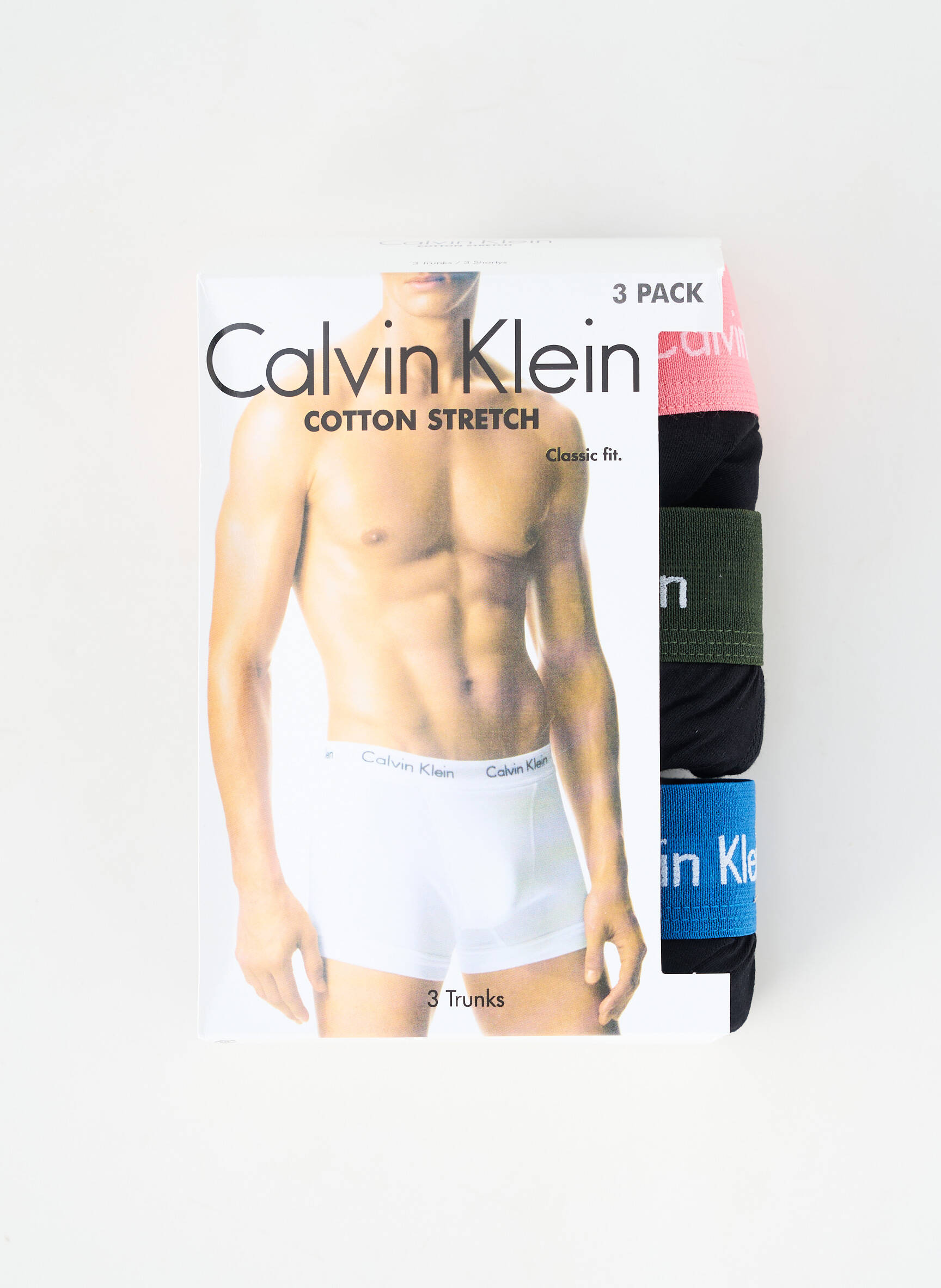 Boxer stretch noir CALVIN KLEIN homme