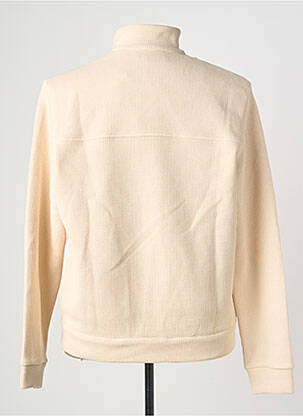 Veste casual resserrée sur le bas beige WOOL & CO homme