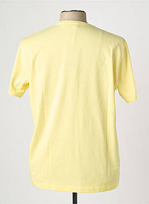 T-shirt coupe cintrée manches courtes jaune WOOL & CO homme