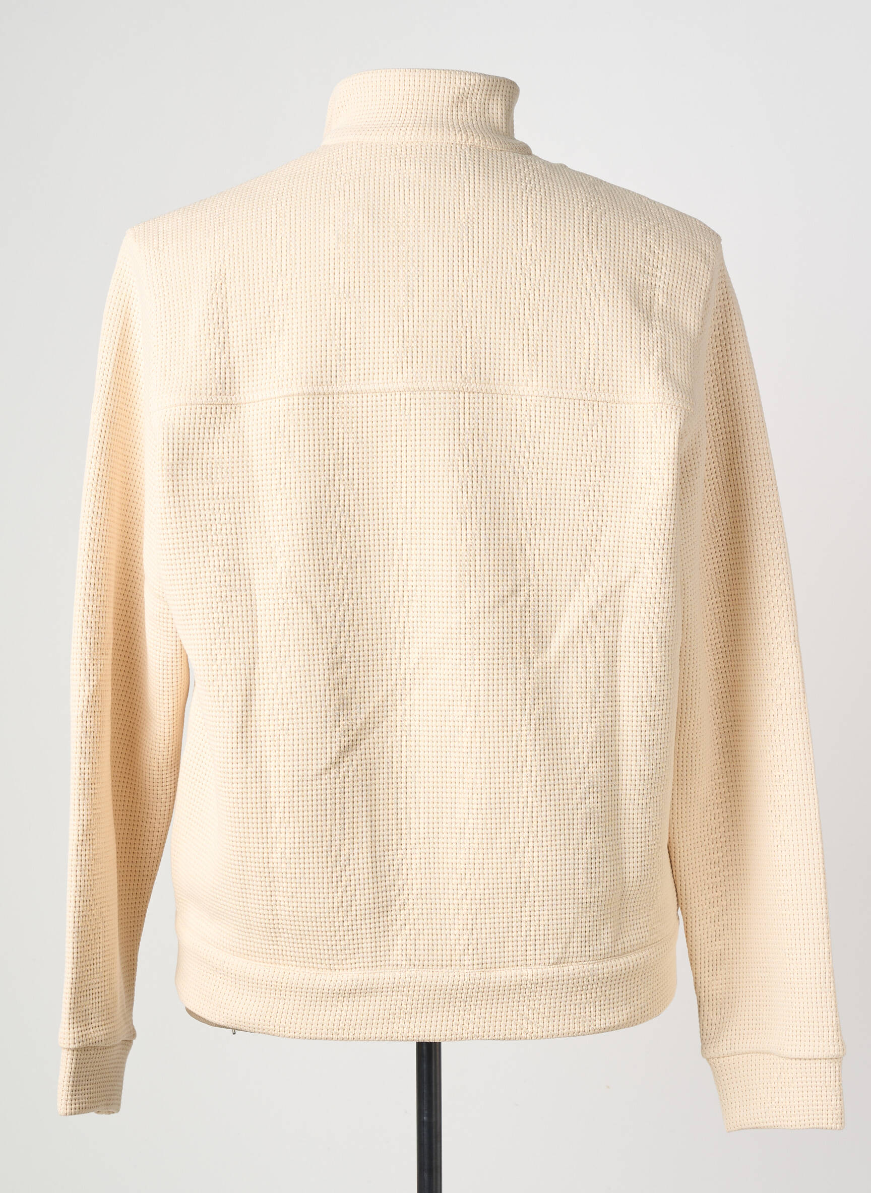 Veste casual resserrée sur le bas beige WOOL & CO homme
