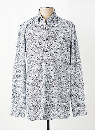 Chemise manches longues coupe cintrée noir MARVELIS homme