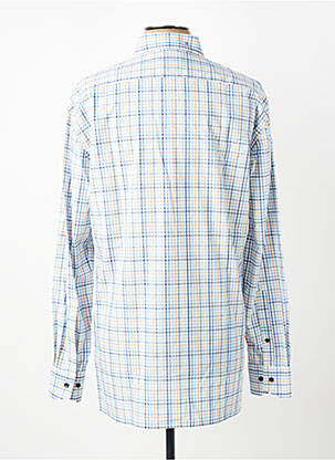 Chemise manches longues poches bleu MARVELIS homme