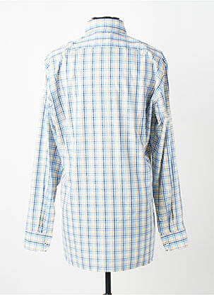 Chemise manches longues poches bleu MARVELIS homme