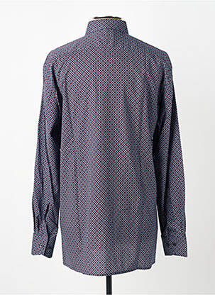 Chemise manches longues imprimé fantaisie bleu MARVELIS homme
