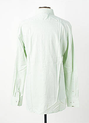 Chemise manches longues poches vert MARVELIS homme