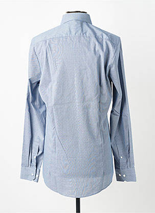 Chemise manches longues coupe cintrée bleu MARVELIS homme