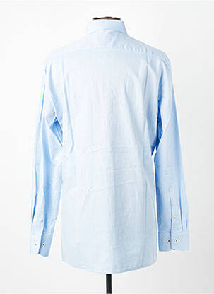 Chemise manches longues poches bleu MARVELIS homme