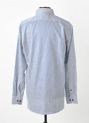 Chemise manches longues poches bleu MARVELIS homme