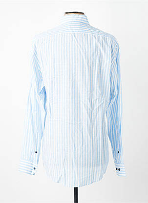 Chemise manches longues poches bleu MARVELIS homme