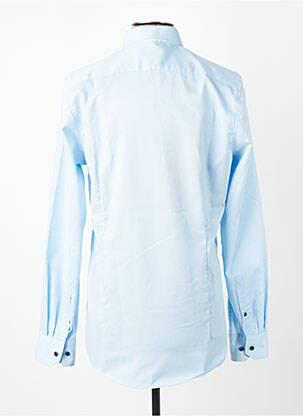 Chemise manches longues coupe cintrée bleu MARVELIS homme