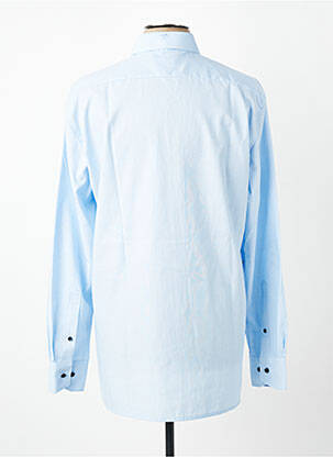 Chemise manches longues poches bleu MARVELIS homme