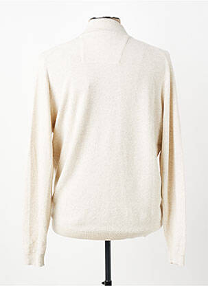 Pull stretch manches longues beige FYNCH-HATTON homme