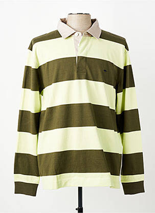Polo manches longues manches longues vert FYNCH-HATTON homme