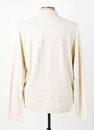 Pull stretch manches longues beige FYNCH-HATTON homme