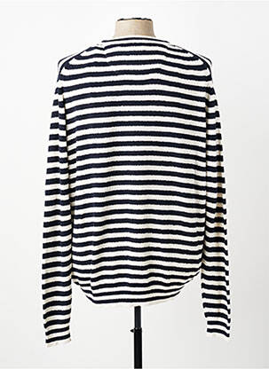 Pull stretch manches longues bleu FYNCH-HATTON homme