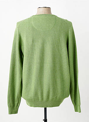 Pull stretch manches longues vert FYNCH-HATTON homme