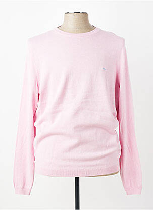 Pull stretch manches longues rose FYNCH-HATTON homme