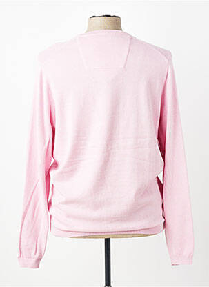 Pull stretch manches longues rose FYNCH-HATTON homme
