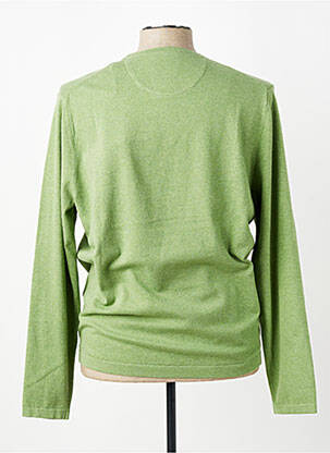 Pull stretch manches longues vert FYNCH-HATTON homme