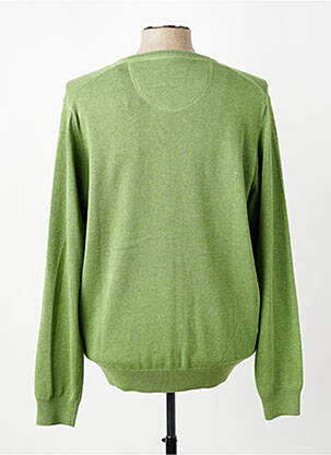 Pull stretch manches longues vert FYNCH-HATTON homme