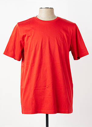 T-shirt broderie manches courtes rouge FYNCH-HATTON homme
