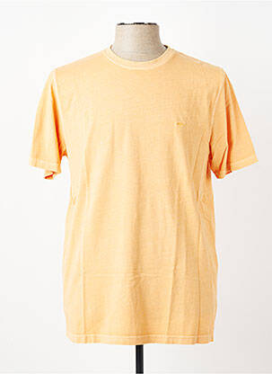 T-shirt broderie manches courtes orange FYNCH-HATTON homme